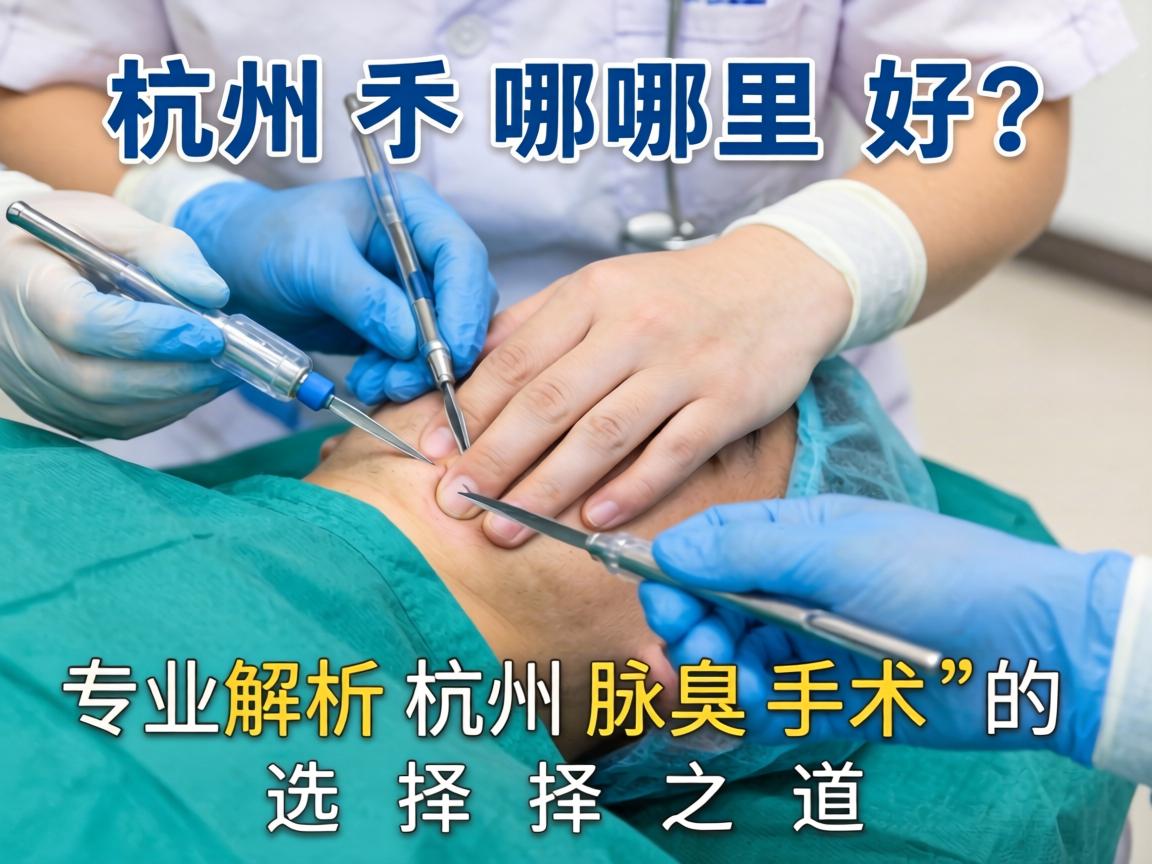杭州腋臭手术哪里好？专业解析杭州腋臭手术的选择之道