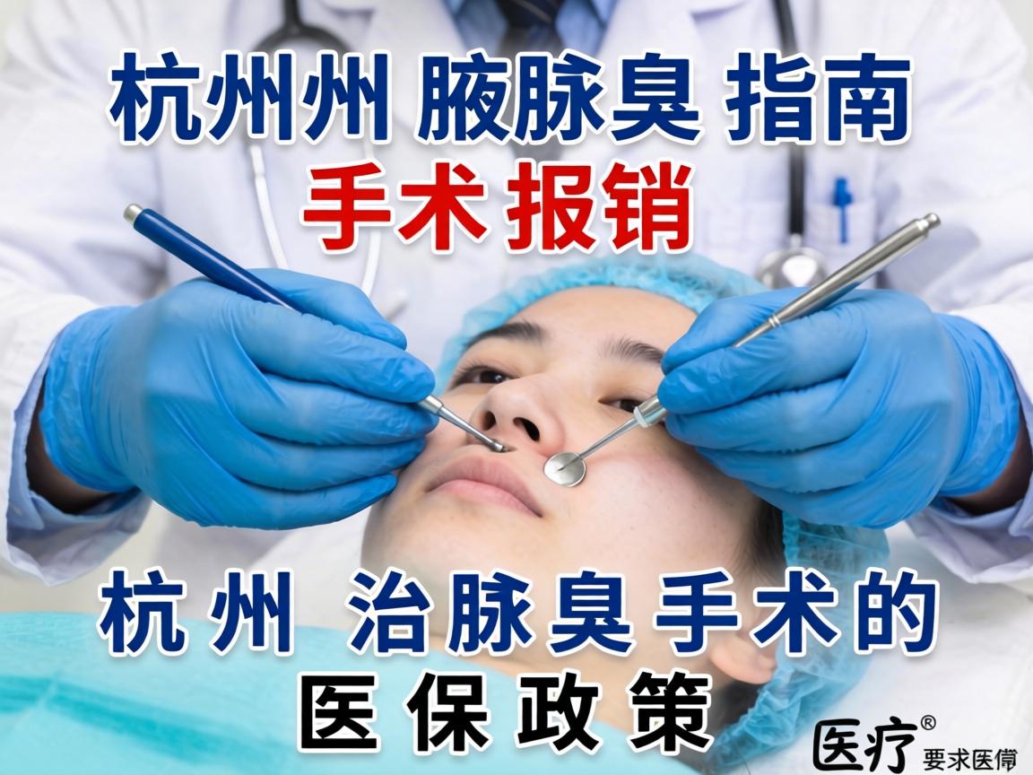 杭州腋臭手术报销指南，详解杭州治腋臭手术的医保政策