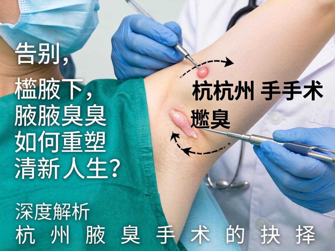 告别腋下尴尬,杭州腋臭手术如何重塑清新人生?深度解析杭州腋臭手术的抉择 告别腋下尴尬,杭州腋臭手术如何重塑清新人生?深度解析杭州腋臭手术的抉择