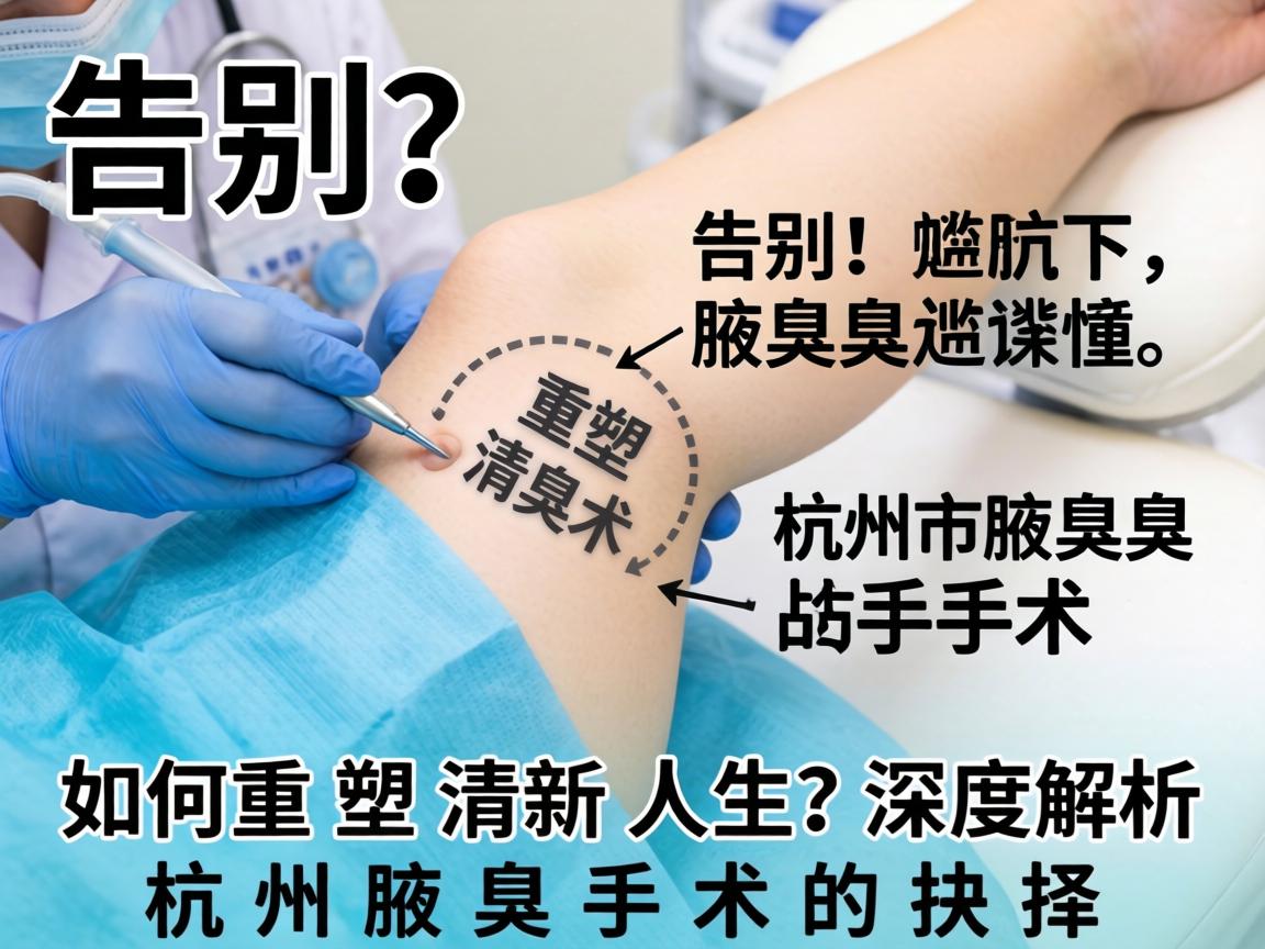 告别腋下尴尬,杭州腋臭手术如何重塑清新人生?深度解析杭州腋臭手术的抉择 告别腋下尴尬,杭州腋臭手术如何重塑清新人生?深度解析杭州腋臭手术的抉择