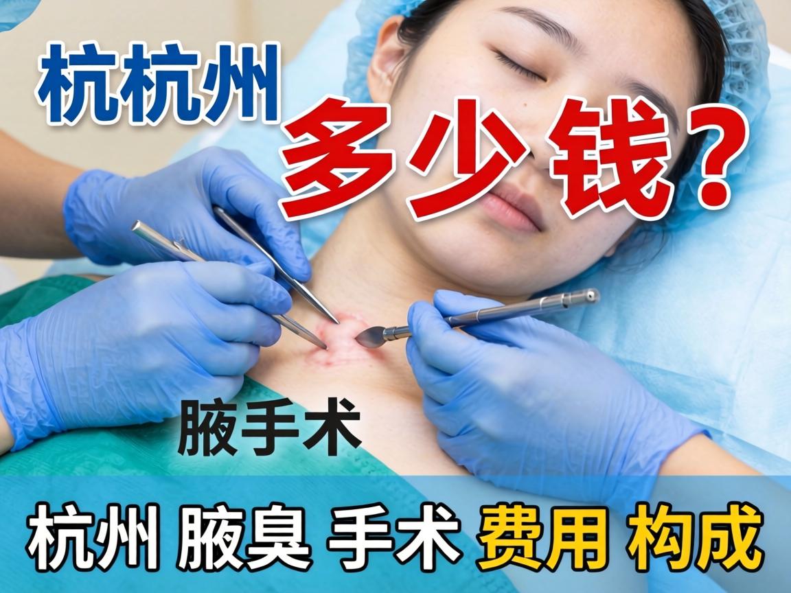 杭州腋臭手术多少钱?详解杭州腋臭手术费用构成 杭州腋臭手术多少钱?详解杭州腋臭手术费用构成