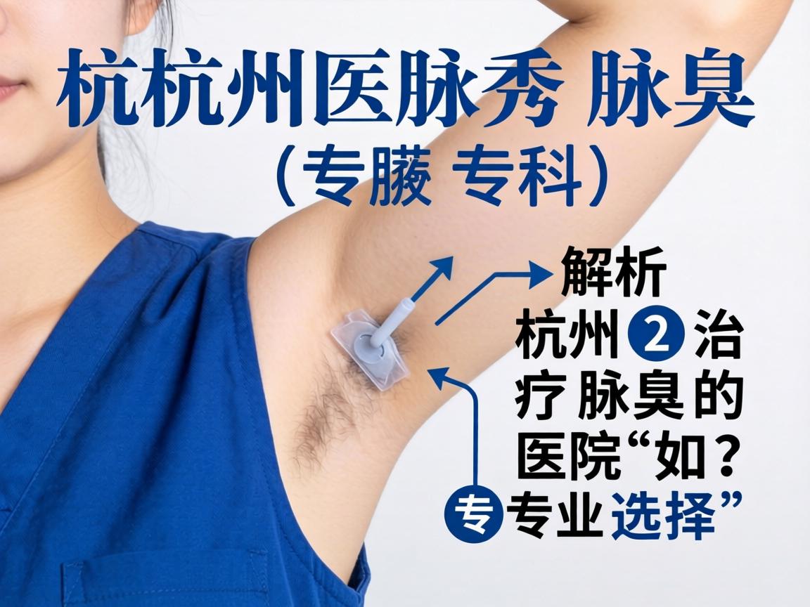 杭州腋秀腋臭专科解析，杭州治疗腋臭的医院如何专业选择