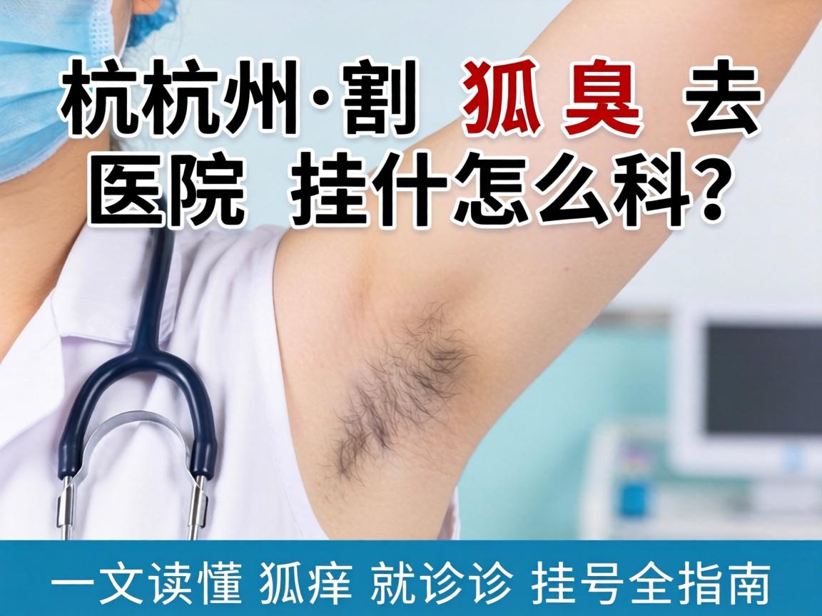 杭州割狐臭去医院挂什么科?一文读懂狐臭就诊挂号全指南 杭州割狐臭去医院挂什么科?一文读懂狐臭就诊挂号全指南