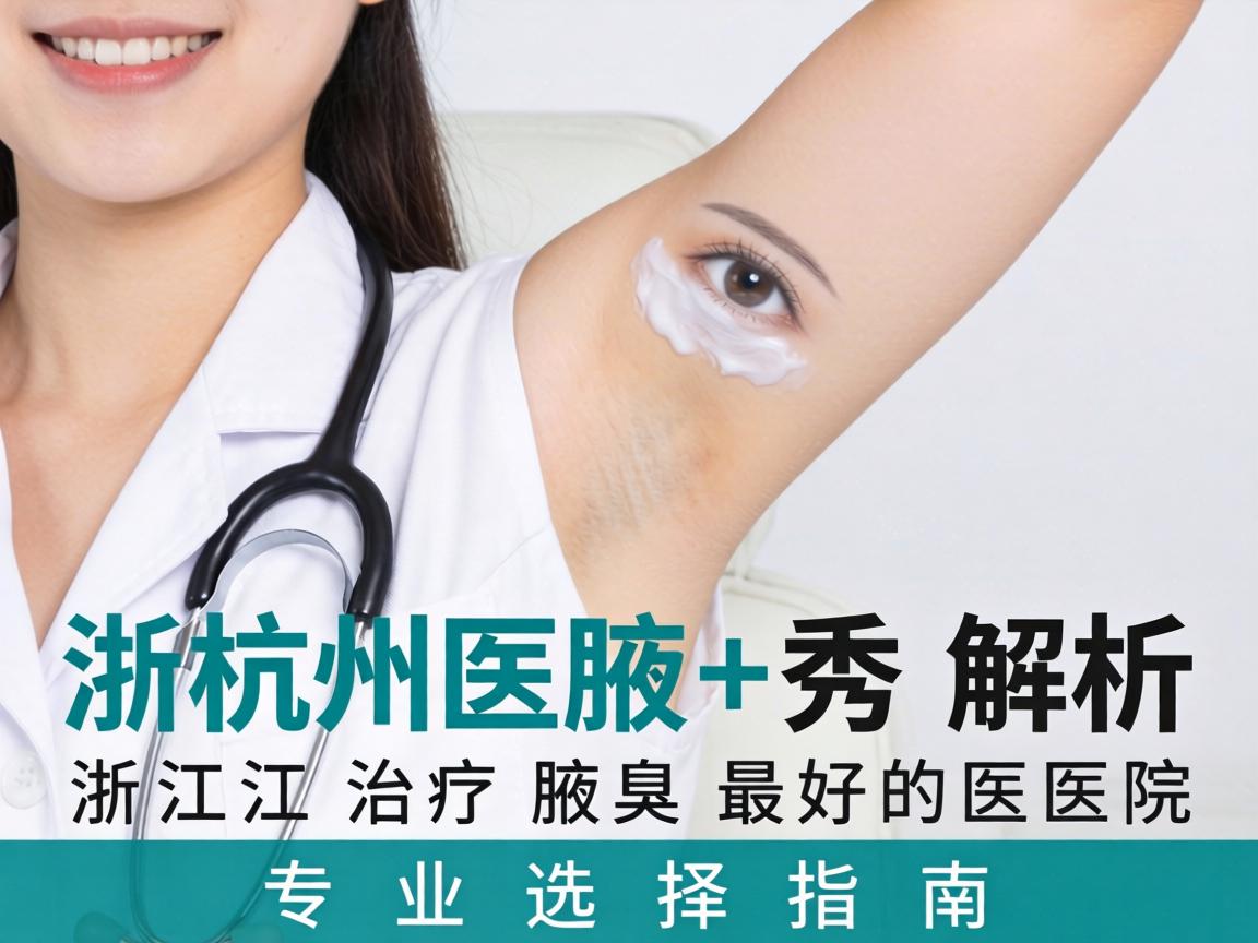 杭州腋秀解析，浙江治疗腋臭最好的医院，专业选择指南