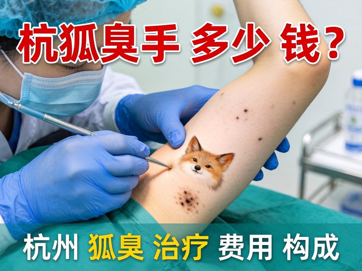 杭州狐臭手术多少钱？详解杭州狐臭治疗费用构成