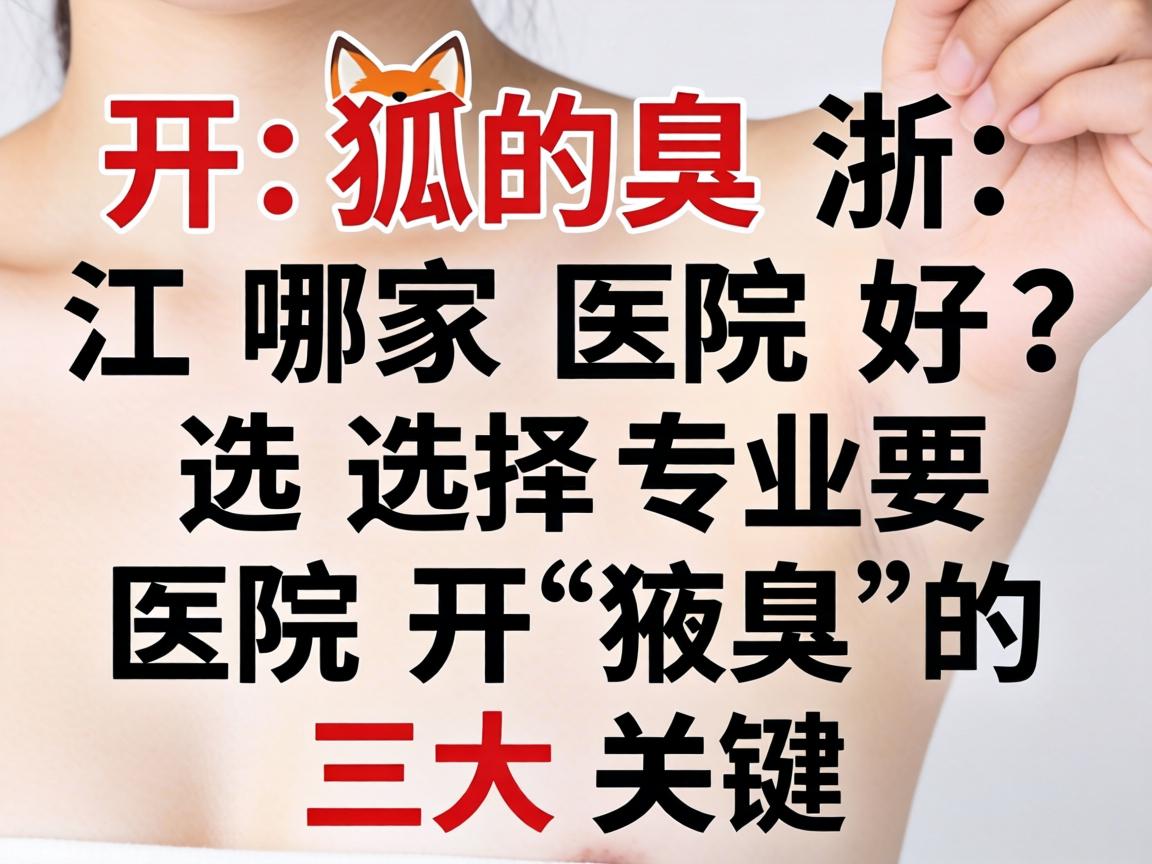 开狐臭浙江哪家医院好?选择专业医院开狐臭的三大关键 开狐臭浙江哪家医院好?选择专业医院开狐臭的三大关键