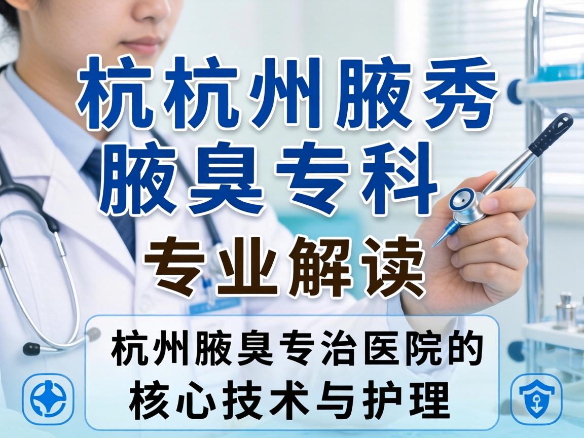 杭州腋秀腋臭专科，专业解读杭州腋臭专治医院的核心技术与护理