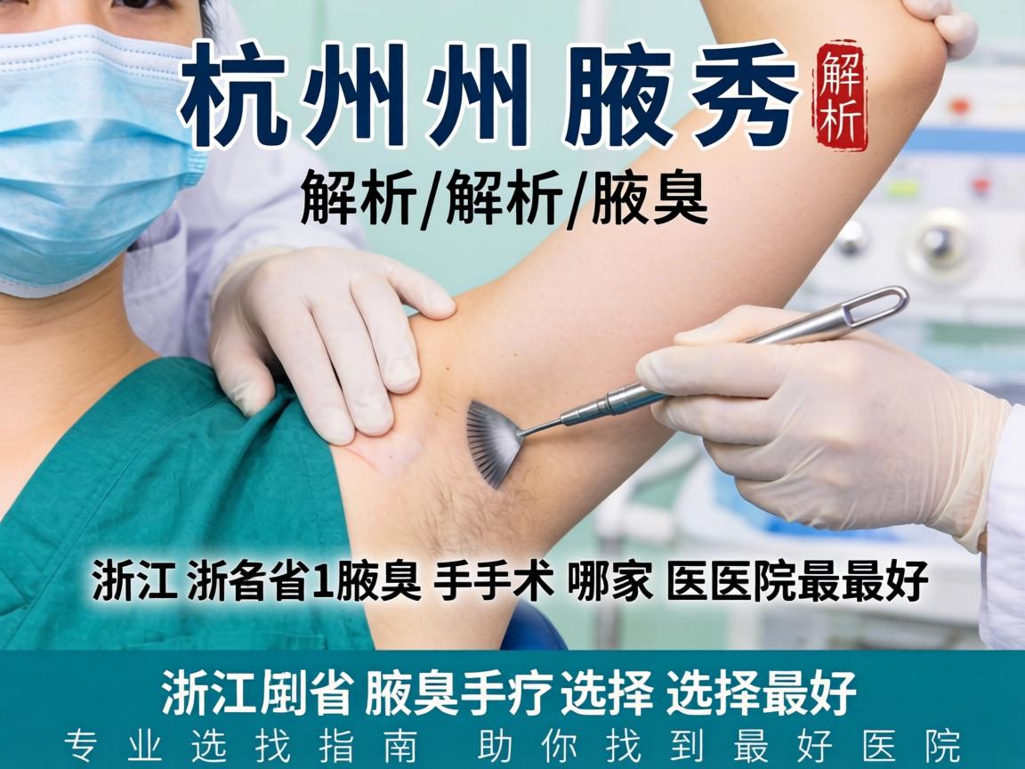 杭州腋秀解析,浙江省腋臭手术哪家医院最好,专业选择指南助你找到最好医院 杭州腋秀解析,浙江省腋臭手术哪家医院最好,专业选择指南助你找到最好医院