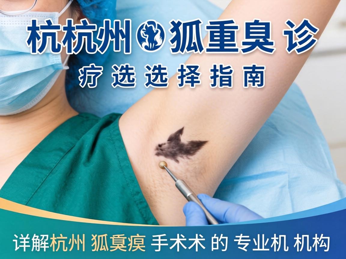 杭州狐臭诊疗选择指南，详解杭州狐臭手术的专业机构
