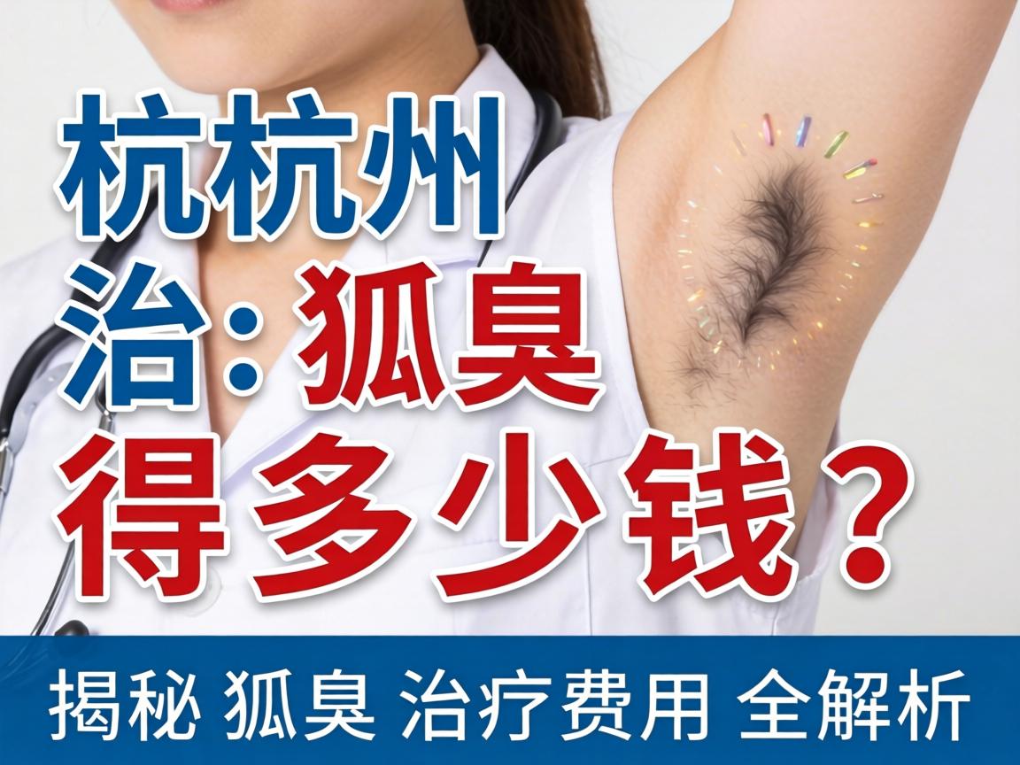 杭州治狐臭得多少钱?揭秘狐臭治疗费用全解析 杭州治狐臭得多少钱?揭秘狐臭治疗费用全解析