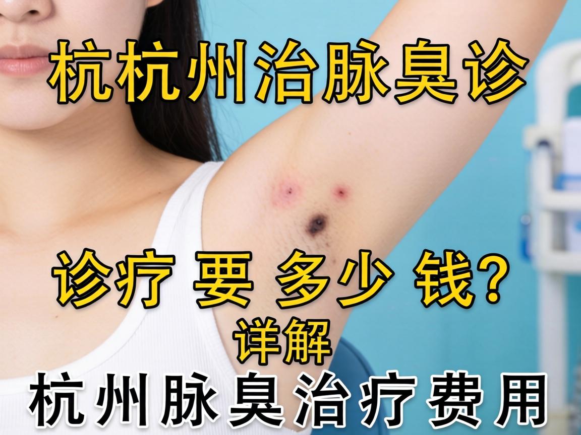杭州腋臭诊疗要多少钱？详解杭州腋臭治疗费用