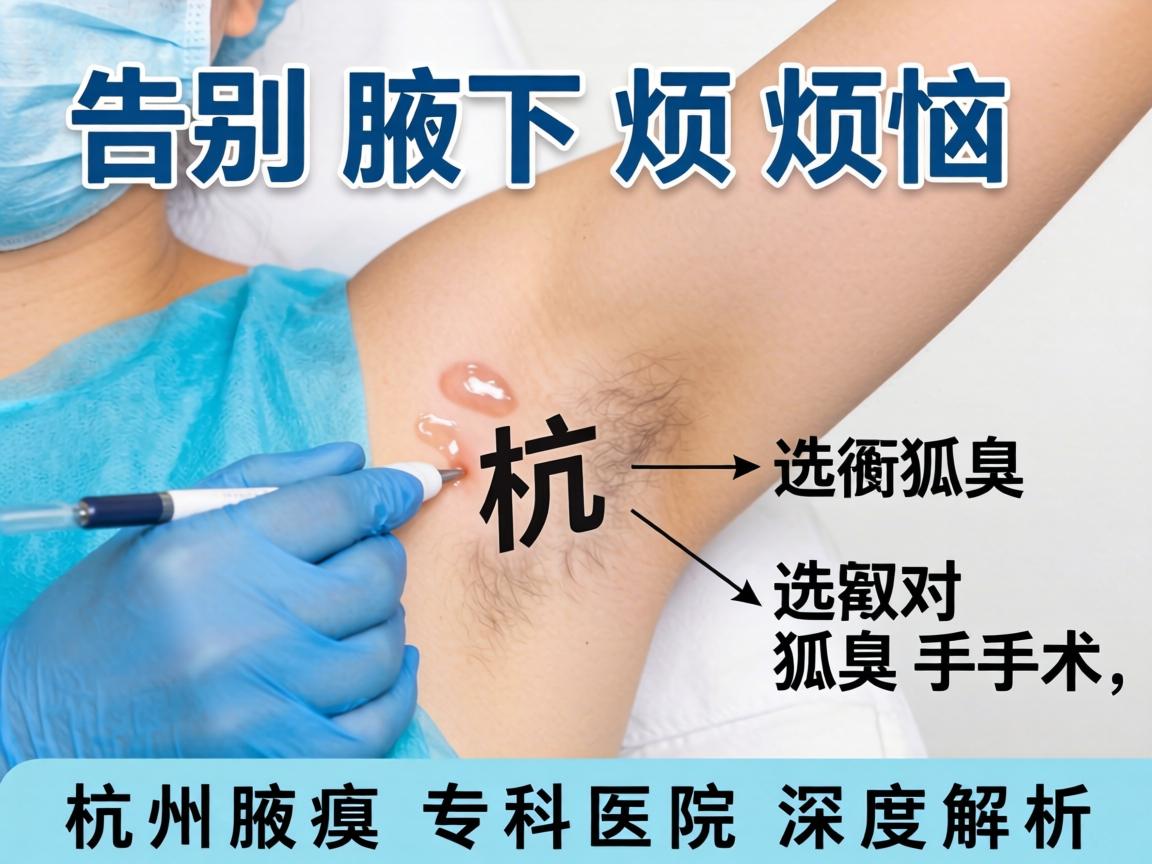 告别腋下烦恼,选对狐臭手术,杭州腋臭专科医院深度解析 告别腋下烦恼,选对狐臭手术,杭州腋臭专科医院深度解析