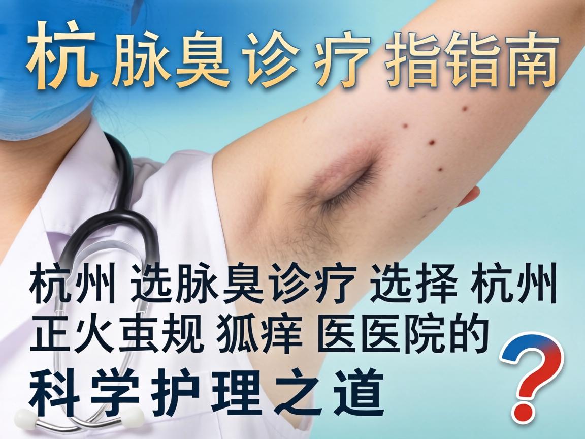 杭州腋臭诊疗指南，选择杭州正规狐臭医院的科学护理之道