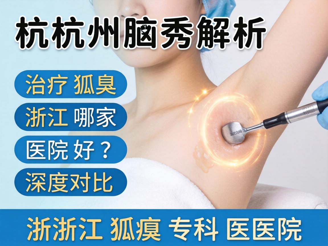 杭州腋秀解析，治疗狐臭浙江哪家医院好？深度对比浙江狐臭专科医院