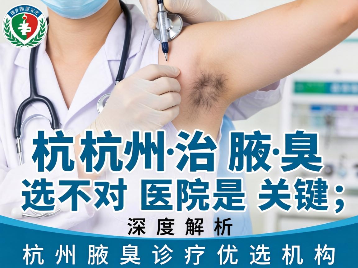 杭州治腋臭,选对医院是关键,深度解析杭州腋臭诊疗优选机构 杭州治腋臭,选对医院是关键,深度解析杭州腋臭诊疗优选机构