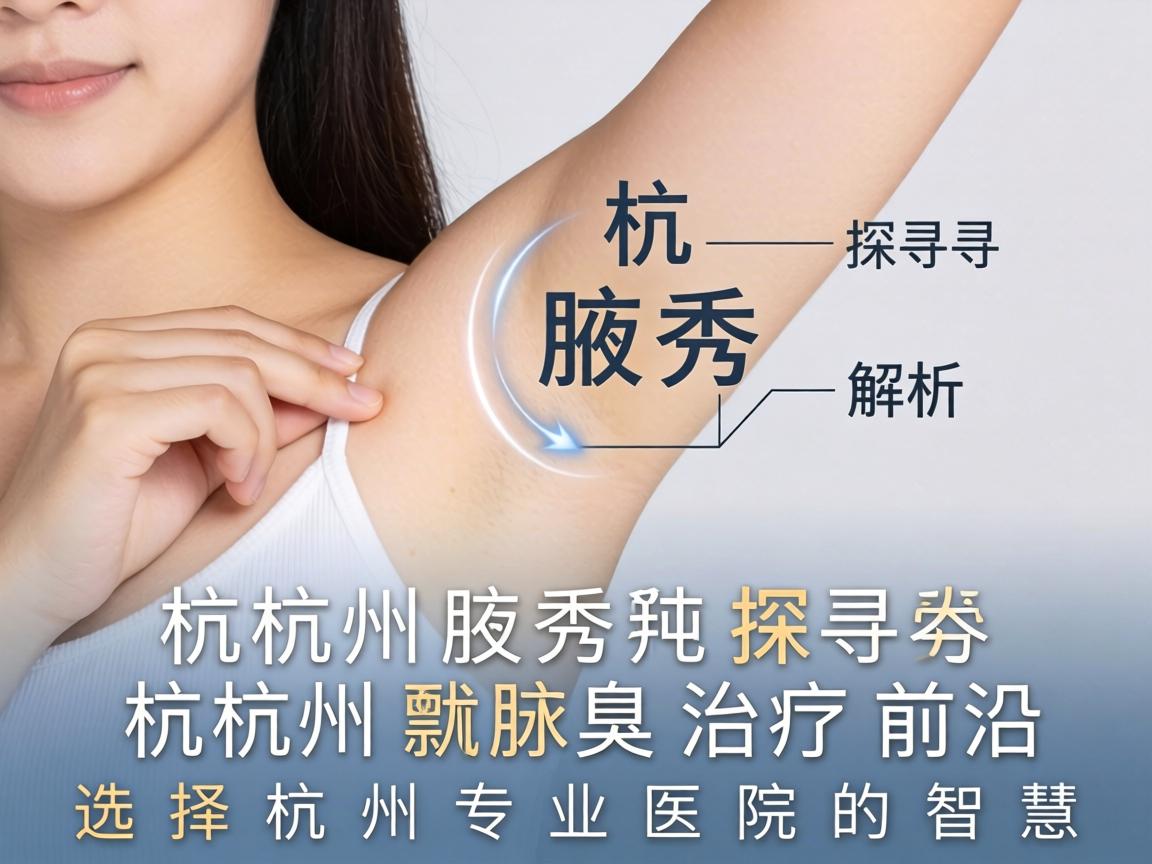 杭州腋秀解析，探寻杭州腋臭治疗前沿，选择杭州专业医院的智慧