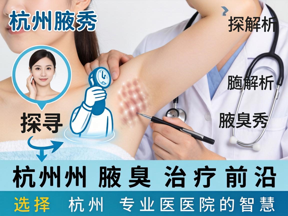 杭州腋秀解析，探寻杭州腋臭治疗前沿，选择杭州专业医院的智慧