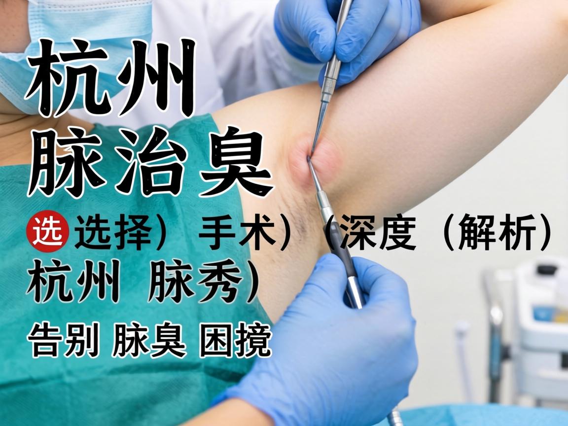 杭州腋臭手术深度解析，选择杭州腋秀，告别腋臭困扰