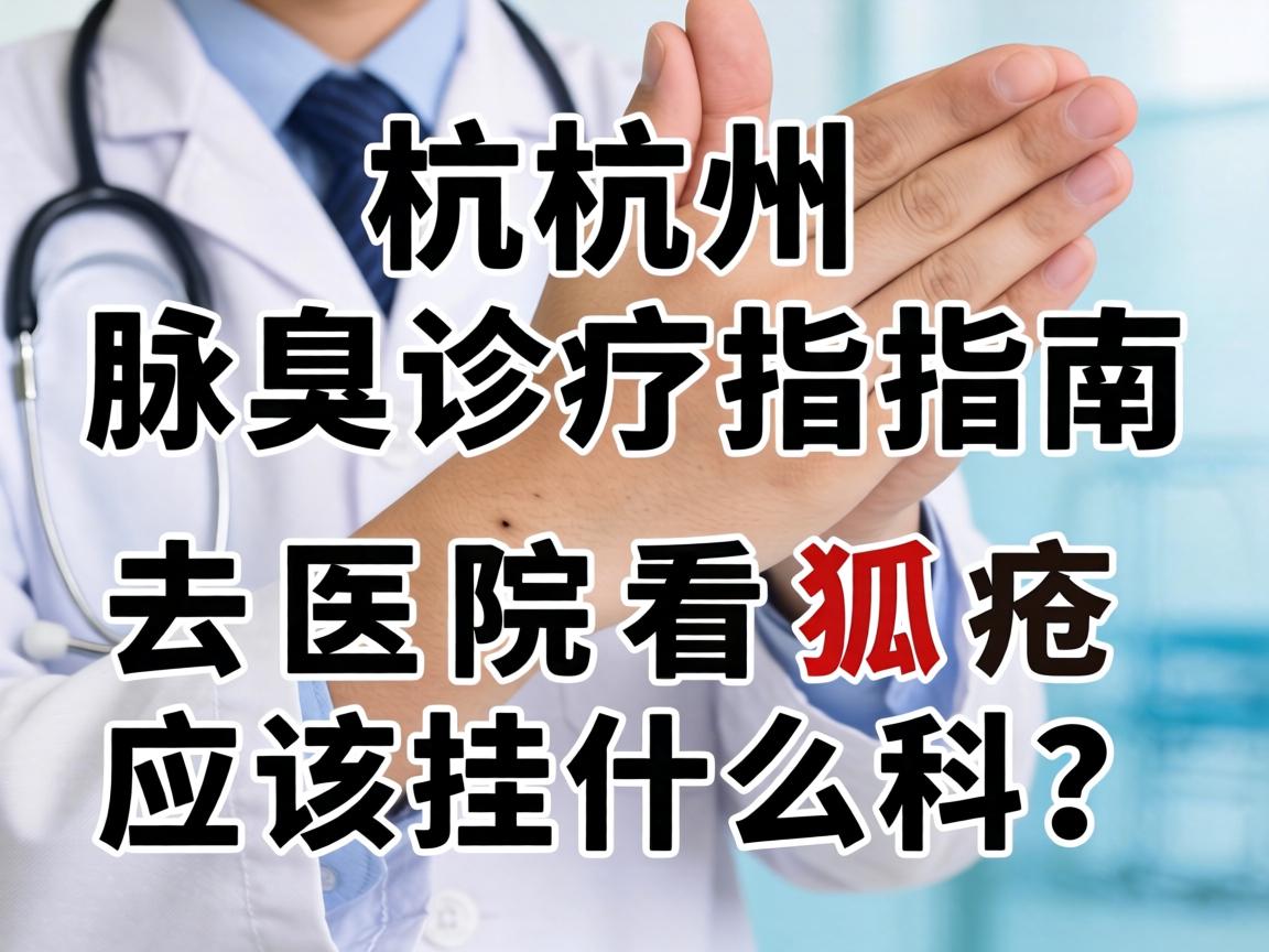 杭州腋臭诊疗指南，去医院看狐臭应该挂什么科？