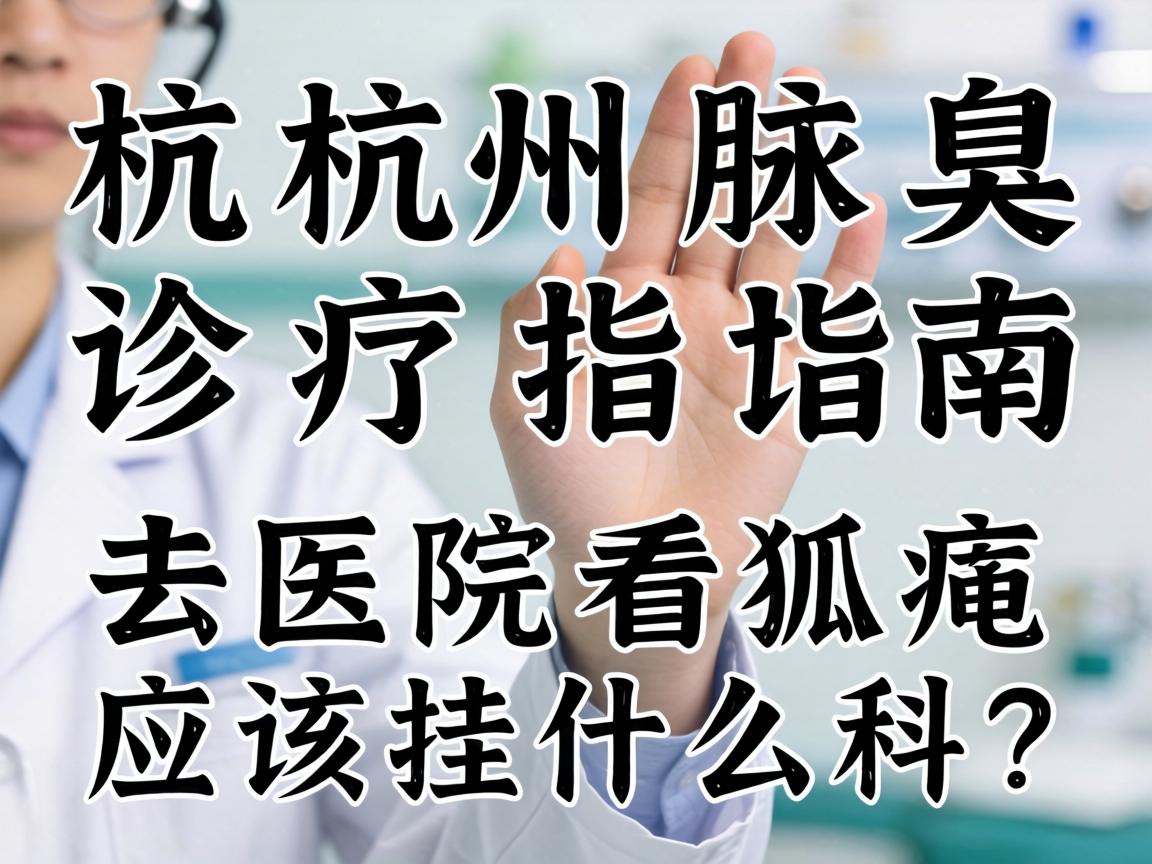 杭州腋臭诊疗指南，去医院看狐臭应该挂什么科？