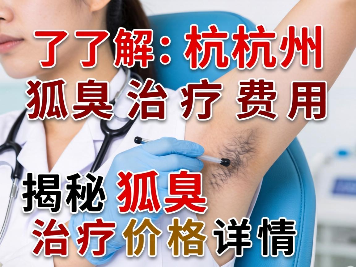 了解杭州狐臭治疗费用，揭秘狐臭治疗价格详情