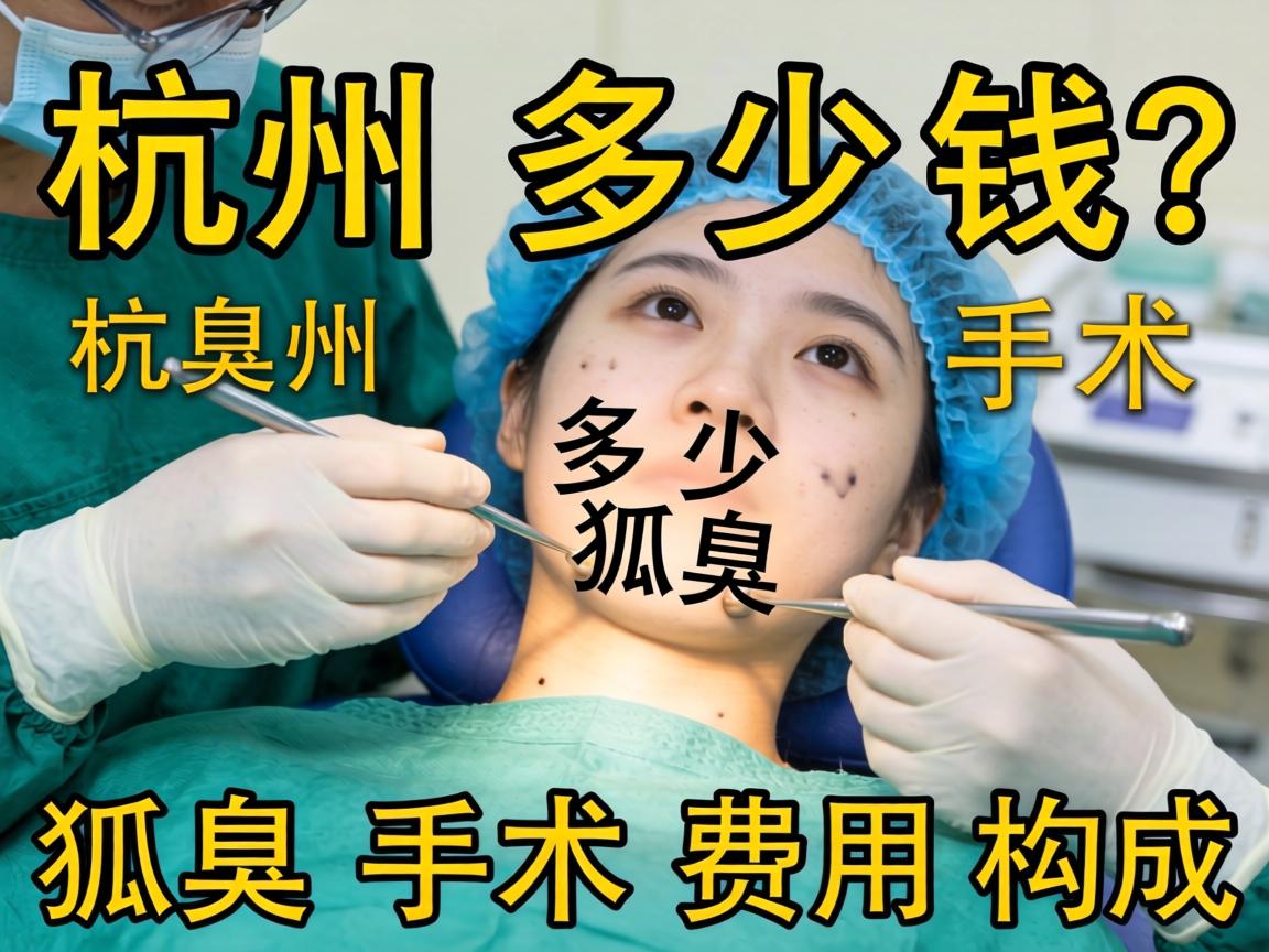 杭州狐臭手术多少钱？详解杭州狐臭手术费用构成