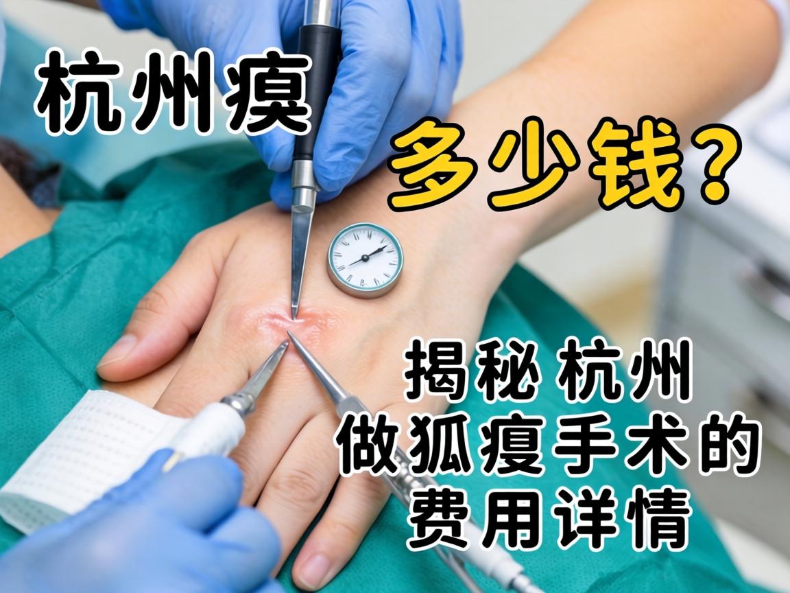 杭州腋臭手术多少钱？揭秘杭州做狐臭手术的费用详情