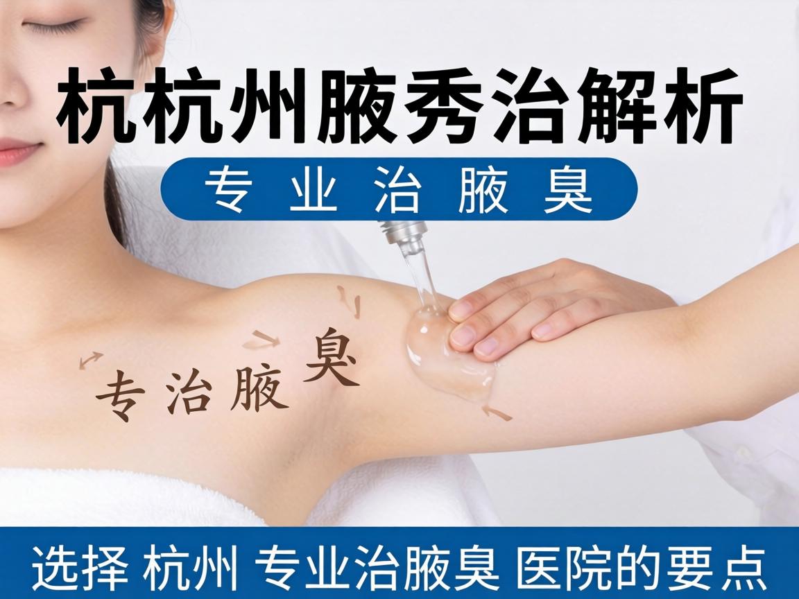 杭州腋秀解析,专业治腋臭,选择杭州专业治腋臭医院的要点 杭州腋秀解析,专业治腋臭,选择杭州专业治腋臭医院的要点
