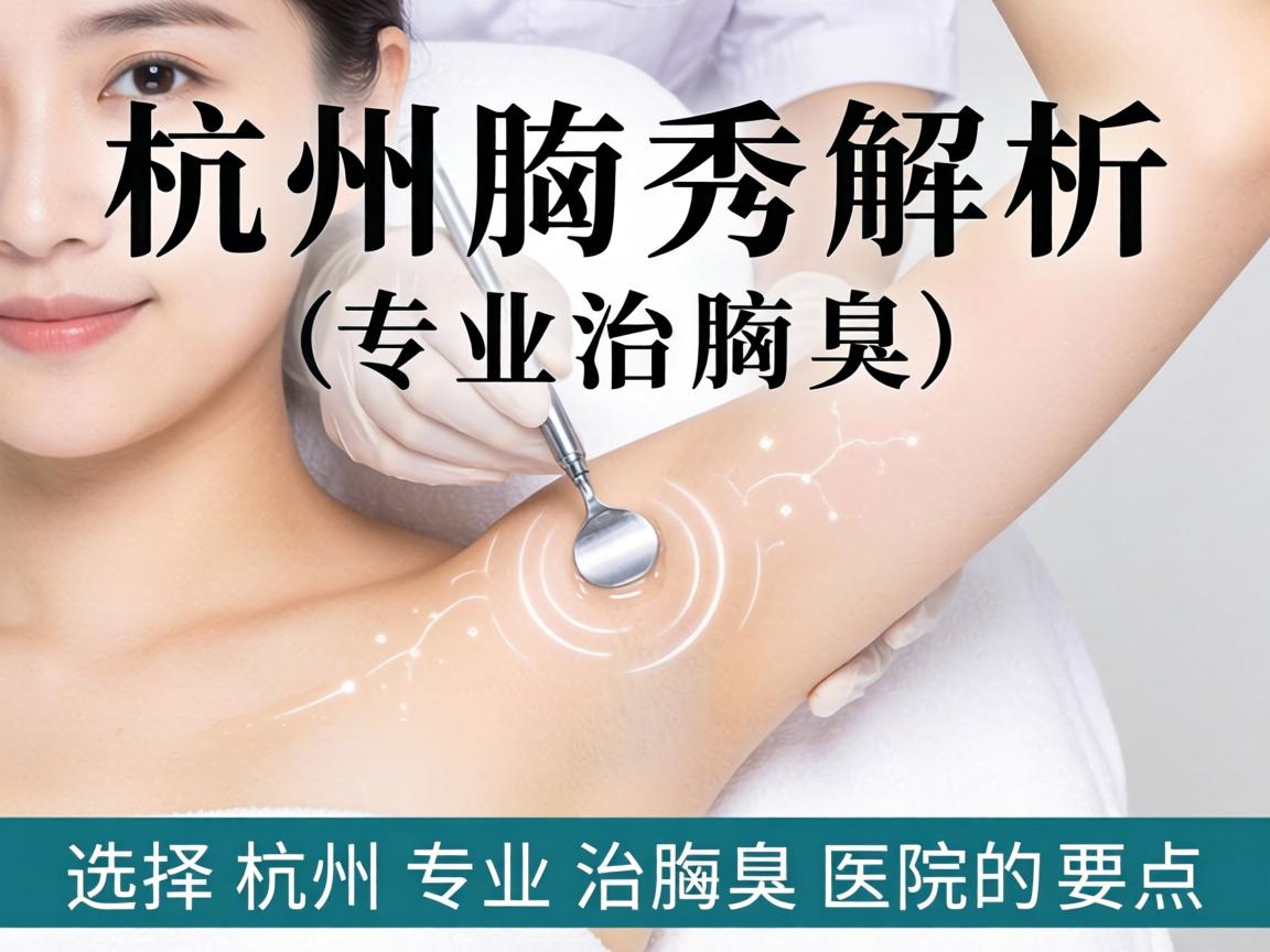 杭州腋秀解析,专业治腋臭,选择杭州专业治腋臭医院的要点 杭州腋秀解析,专业治腋臭,选择杭州专业治腋臭医院的要点