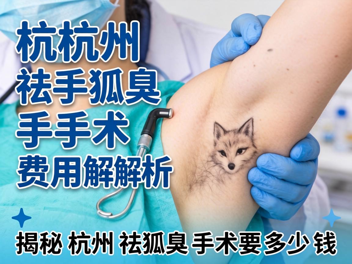 杭州祛狐臭手术费用解析,揭秘杭州祛狐臭手术要多少钱 杭州祛狐臭手术费用解析,揭秘杭州祛狐臭手术要多少钱