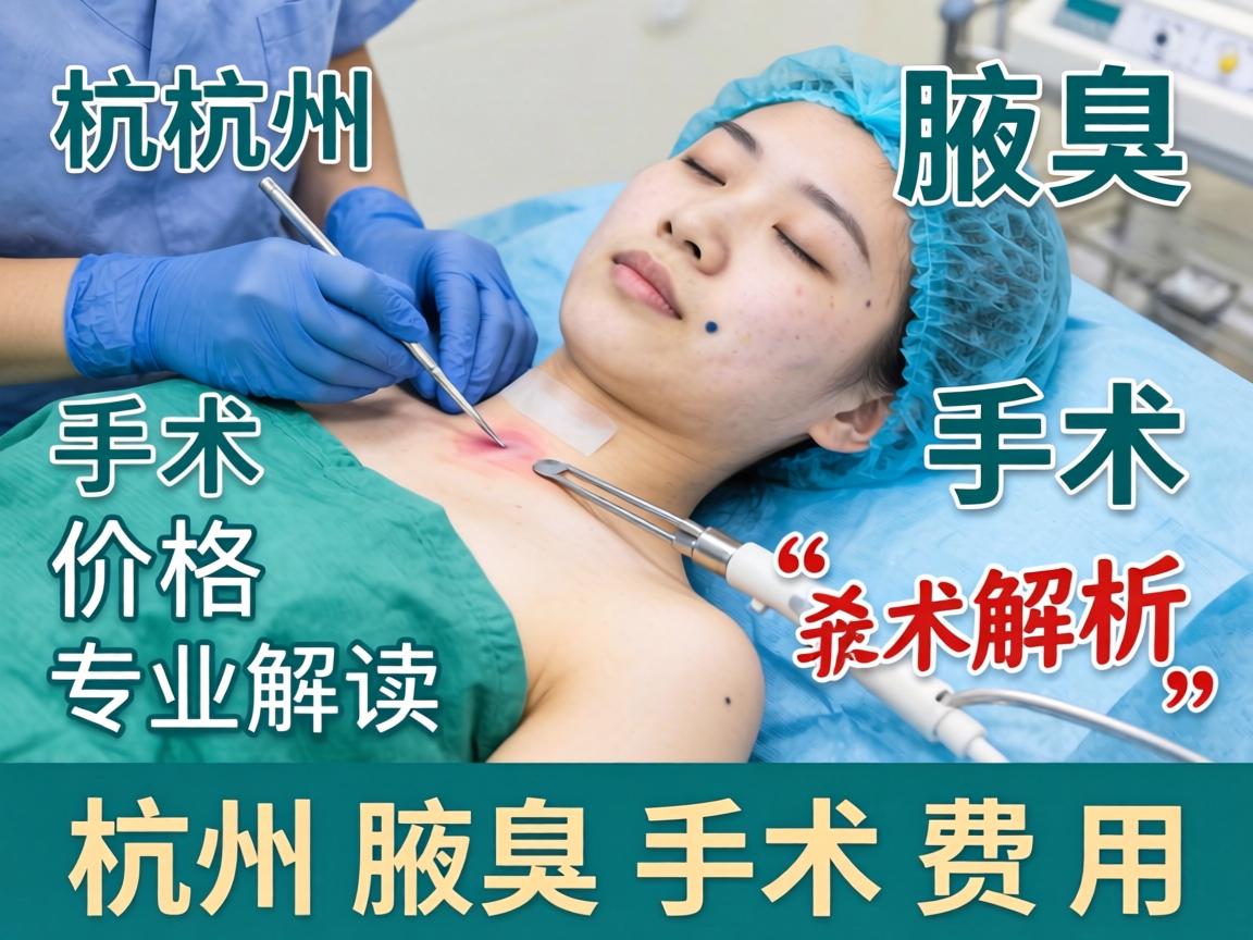杭州腋臭手术价格解析,专业解读杭州腋臭手术费用 杭州腋臭手术价格解析,专业解读杭州腋臭手术费用