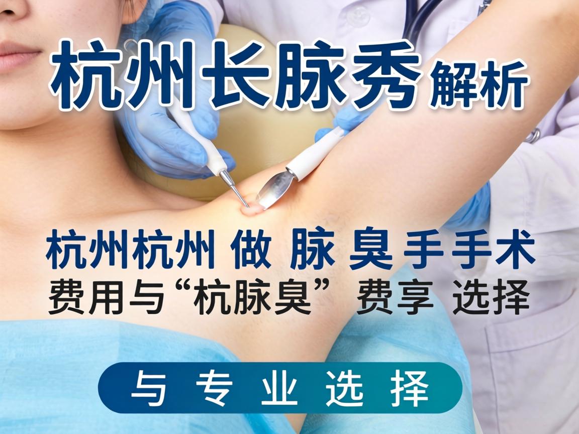 杭州腋秀解析,在杭州做腋臭手术费用与专业选择 杭州腋秀解析,在杭州做腋臭手术费用与专业选择