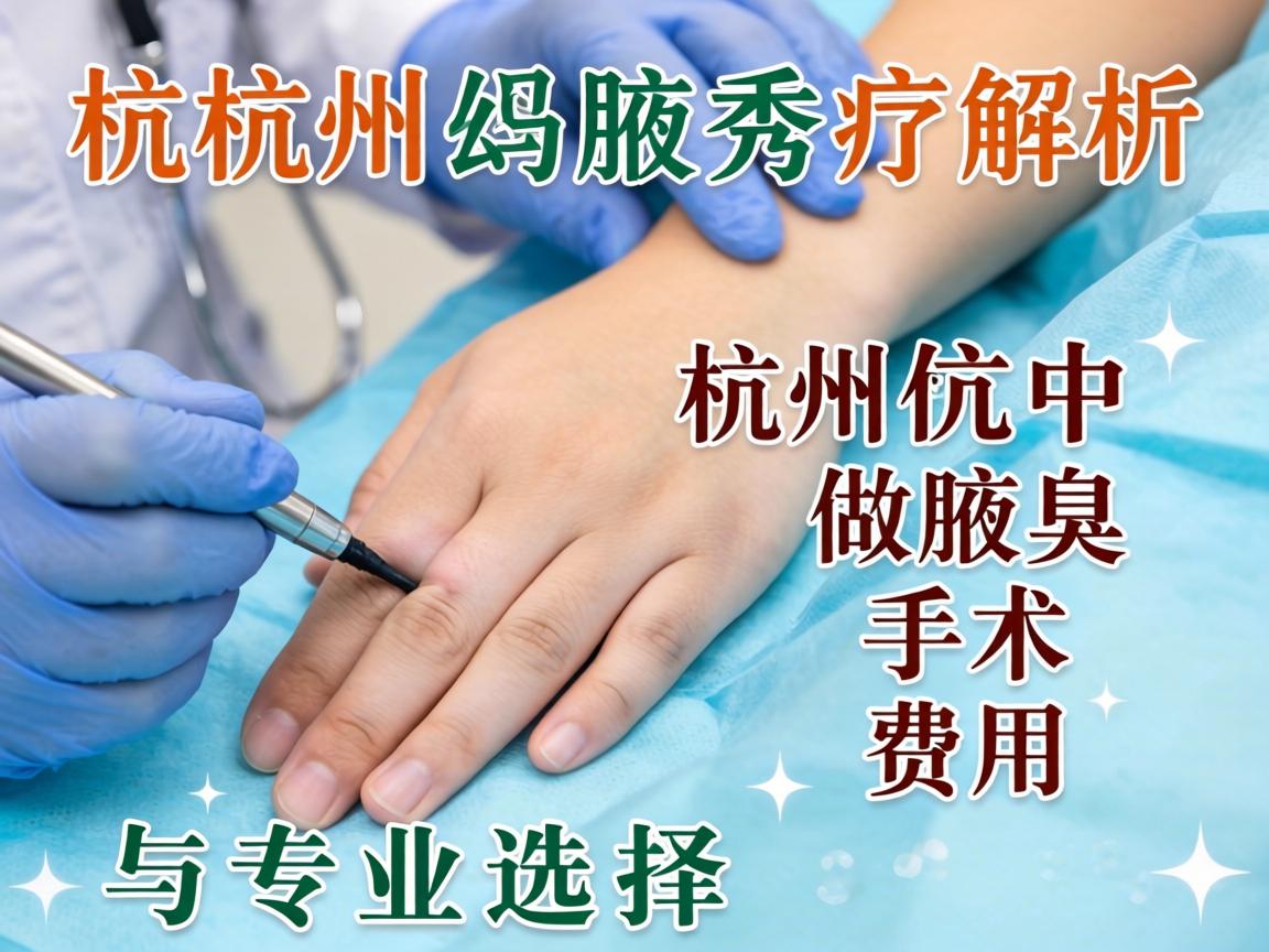 杭州腋秀解析,在杭州做腋臭手术费用与专业选择 杭州腋秀解析,在杭州做腋臭手术费用与专业选择
