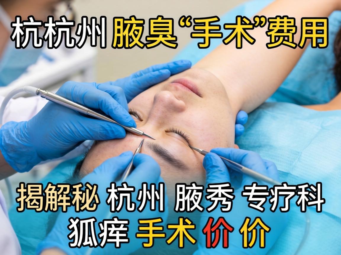 杭州腋臭手术费用解析,揭秘杭州腋秀专科狐臭手术价格 杭州腋臭手术费用解析,揭秘杭州腋秀专科狐臭手术价格