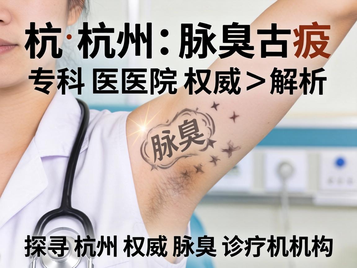 杭州腋臭专科医院权威解析,探寻杭州权威腋臭诊疗机构 杭州腋臭专科医院权威解析,探寻杭州权威腋臭诊疗机构