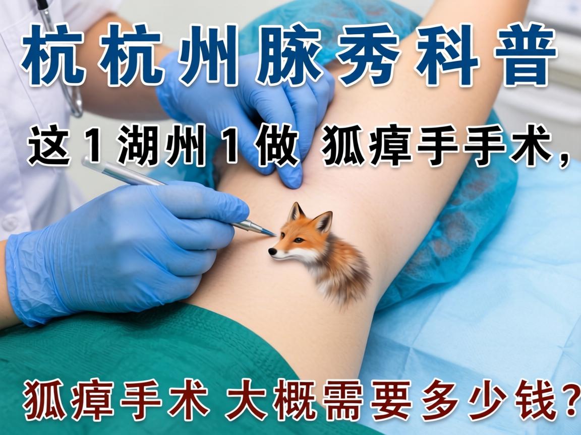 杭州腋秀科普，在湖州做狐臭手术，狐臭手术大概需要多少钱？