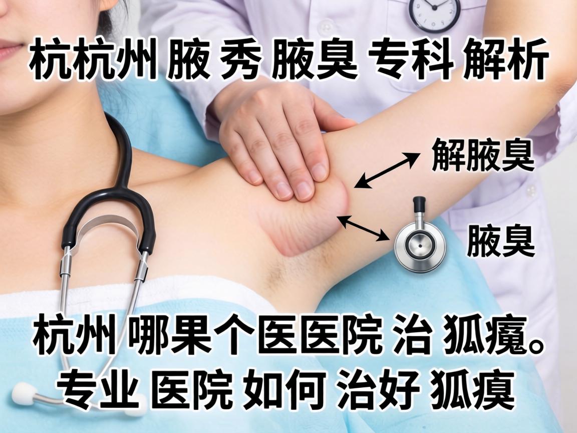 杭州腋秀腋臭专科解析，杭州哪个医院治狐臭，专业医院如何治好狐臭