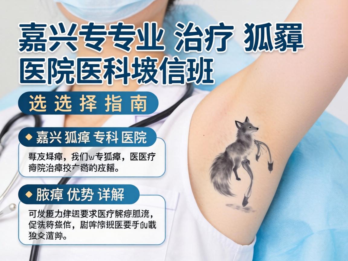 嘉兴专业治疗狐臭医院选择指南，详解嘉兴狐臭专科医院优势