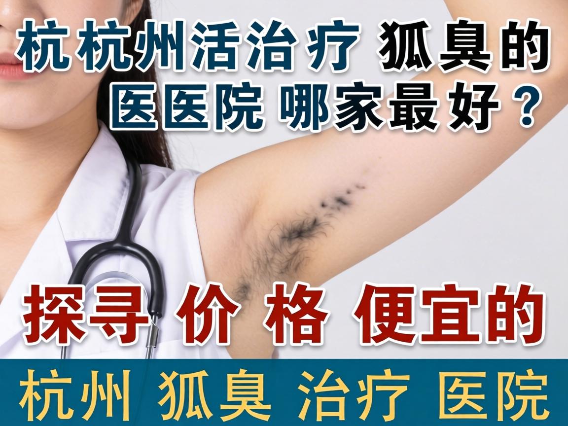 杭州治疗狐臭的医院哪家最好？探寻价格便宜的杭州狐臭治疗医院