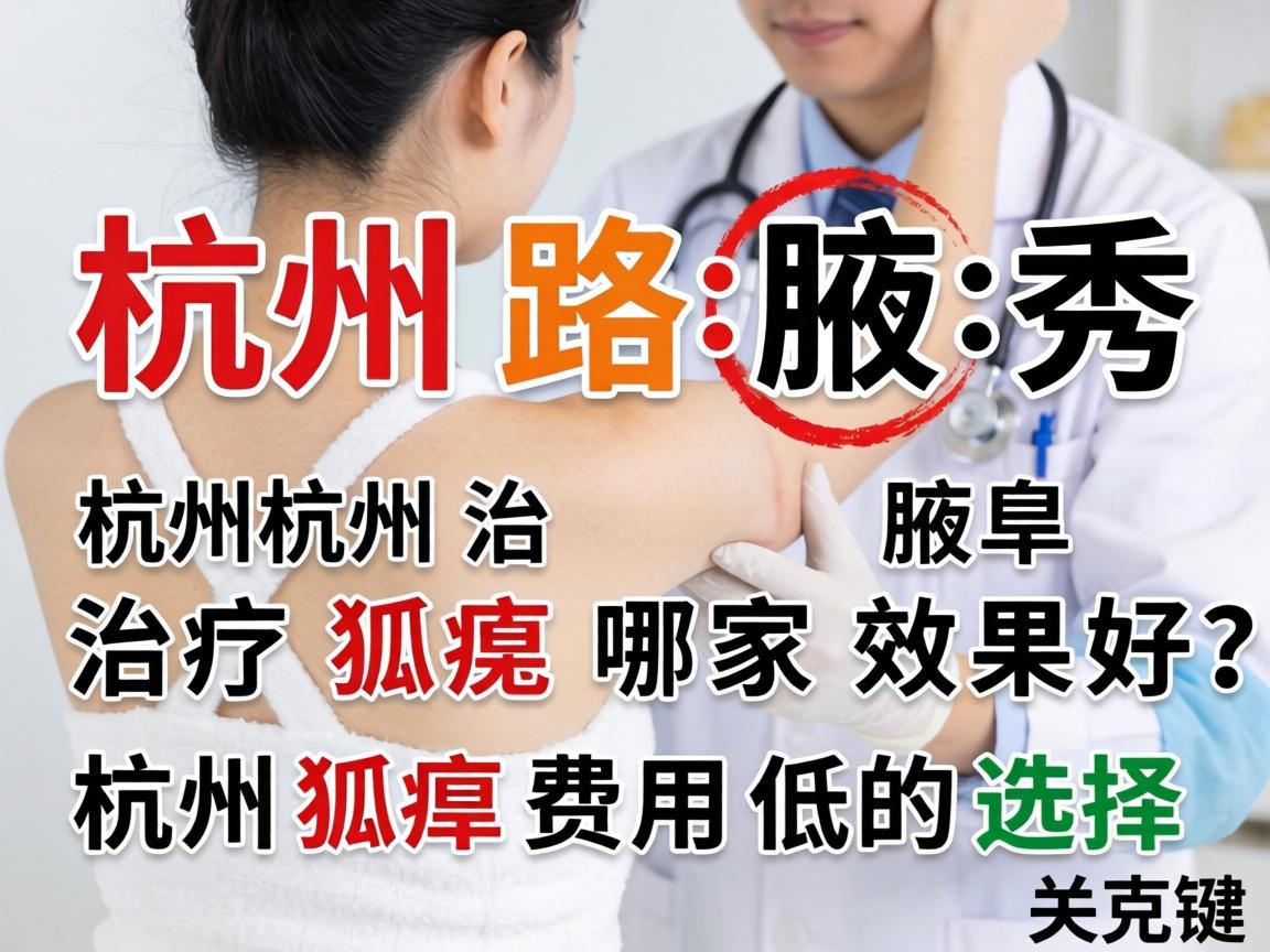 杭州腋秀解析，杭州治疗狐臭哪家效果好？杭州狐臭费用低的选择关键
