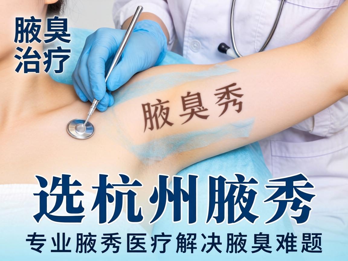 腋臭治疗选杭州腋秀，专业腋秀医疗解决腋臭难题