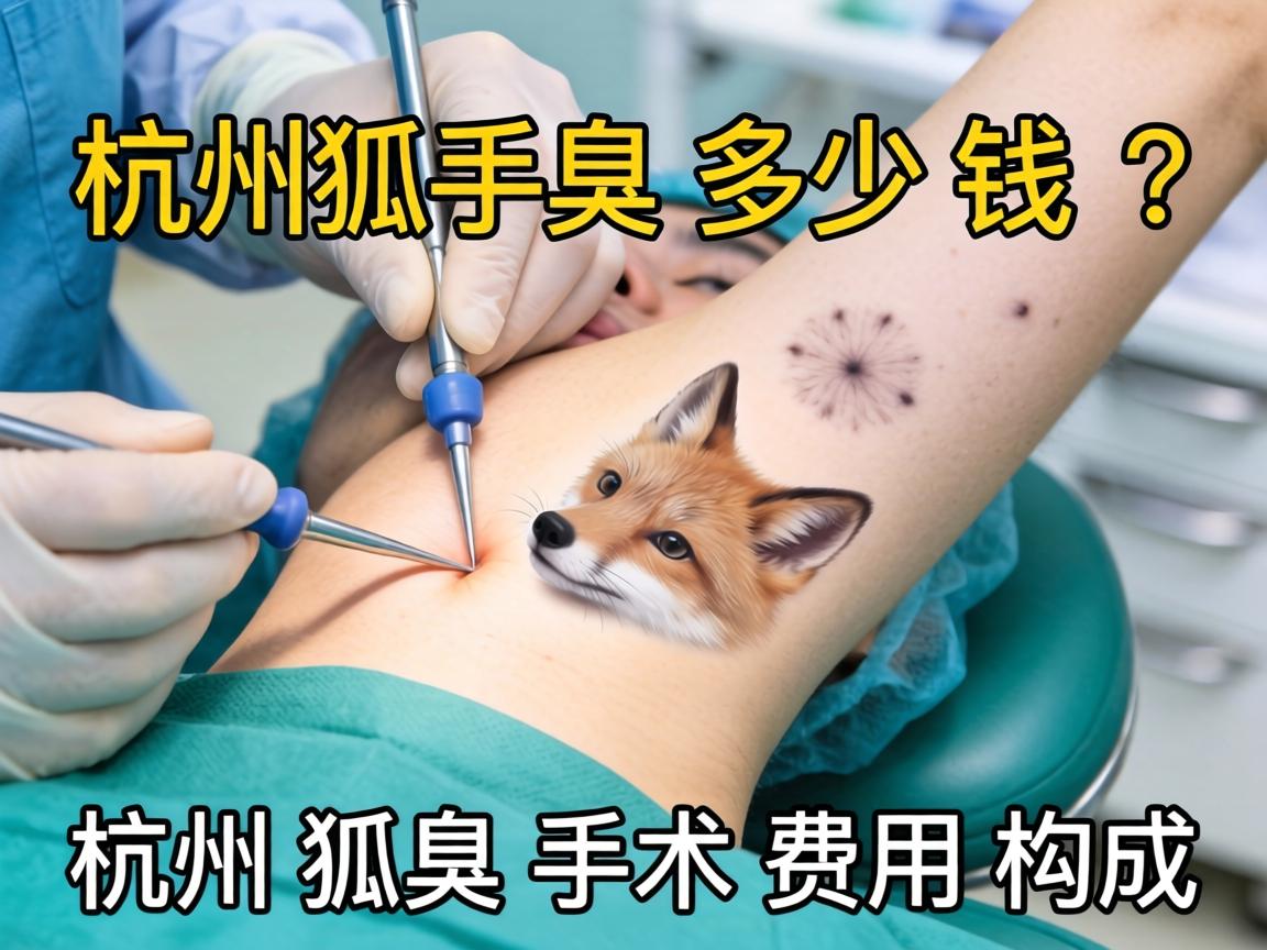 杭州狐臭手术多少钱？详解杭州狐臭手术费用构成