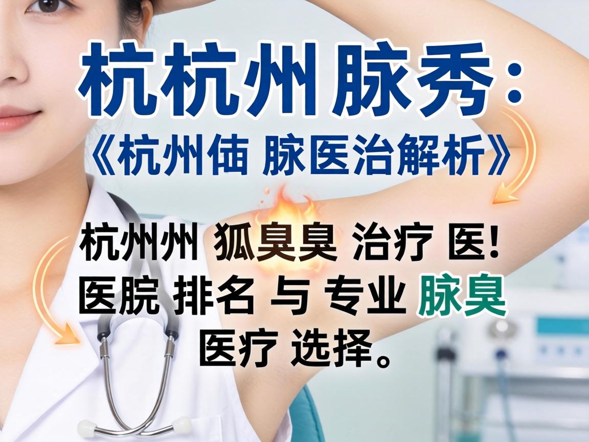 杭州腋秀解析，杭州狐臭治疗医院排名与专业腋臭医疗选择
