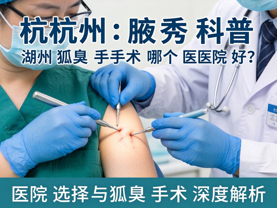 杭州腋秀科普，湖州狐臭手术哪个医院好？医院选择与狐臭手术深度解析