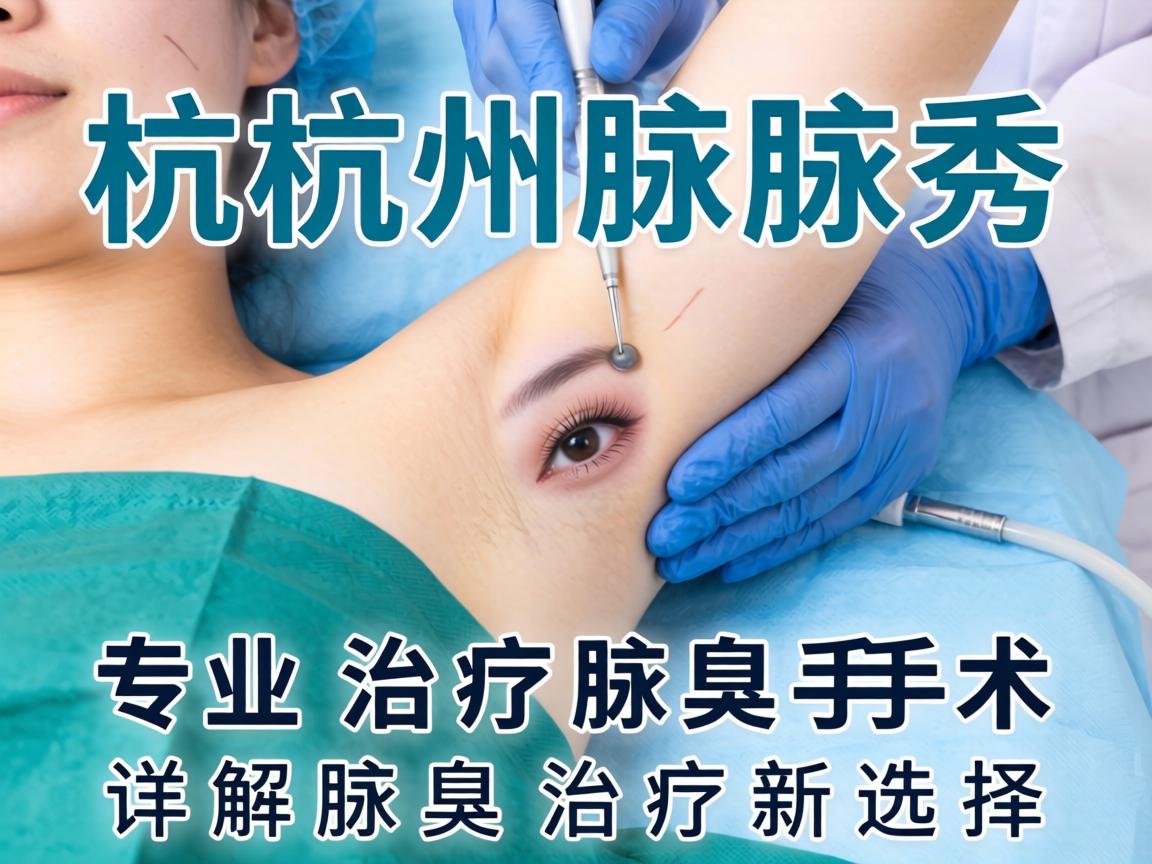 杭州腋秀解析，专业治疗腋臭手术，详解腋臭治疗新选择
