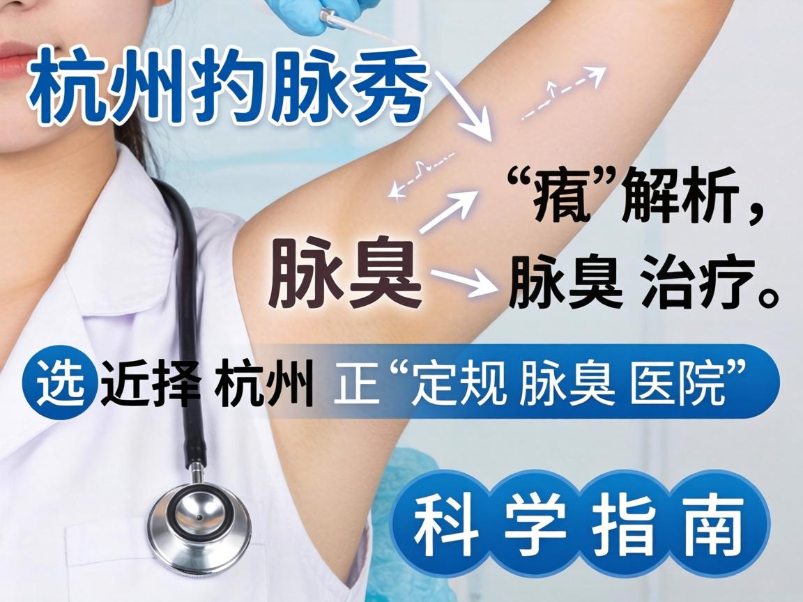 杭州腋秀解析腋臭治疗，选择杭州正规腋臭医院的科学指南