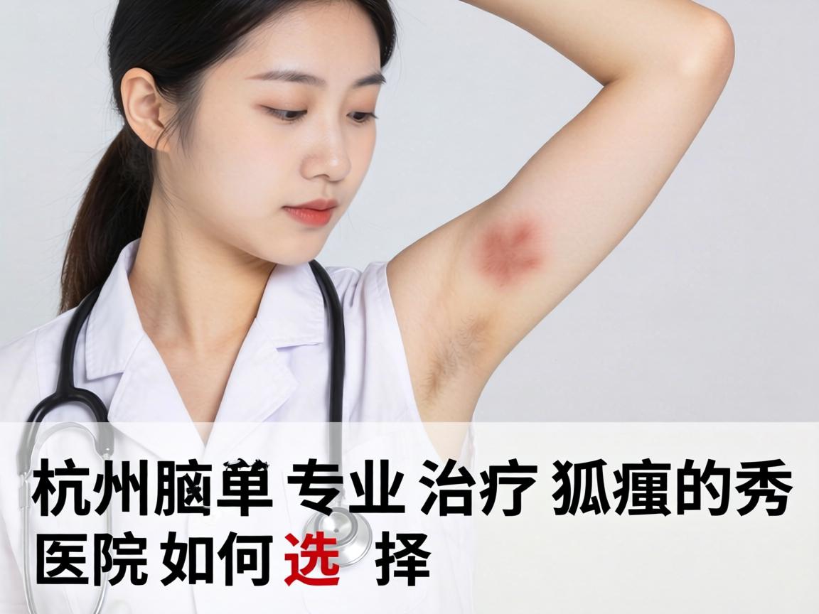 杭州腋秀解析，杭州专业治疗狐臭的医院如何选择