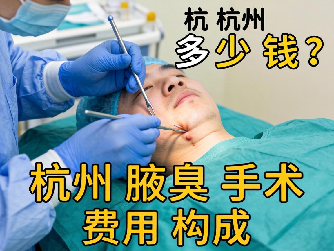 杭州腋臭手术多少钱？详解杭州腋臭手术费用构成
