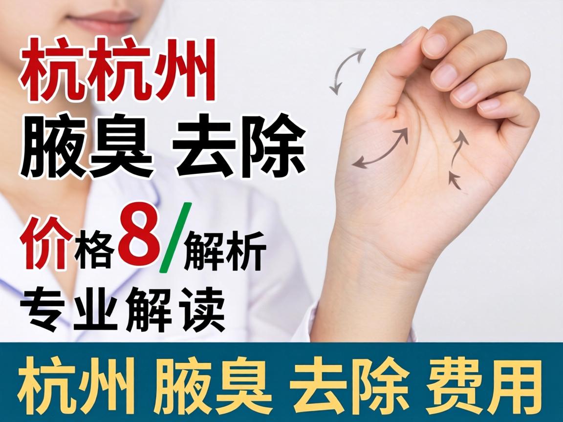 杭州腋臭去除价格解析，专业解读杭州腋臭去除费用
