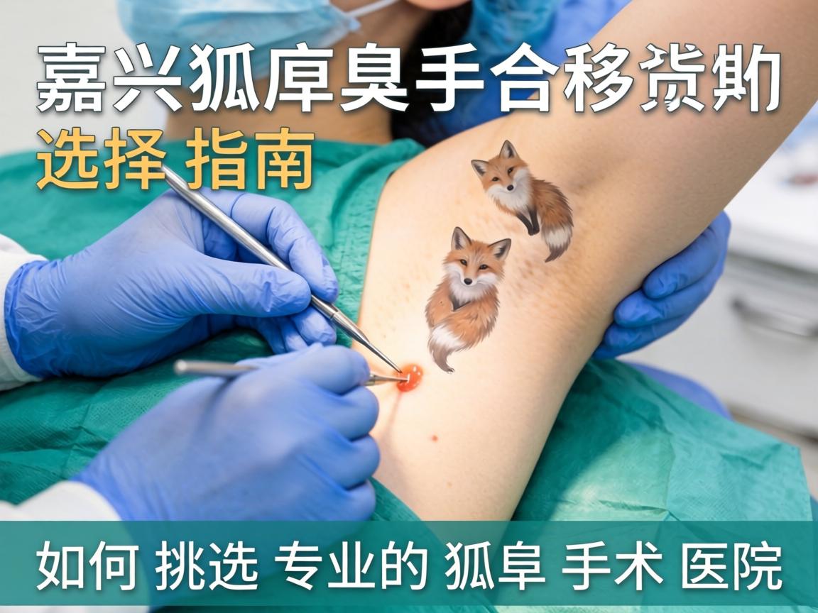 嘉兴狐臭手术选择指南，如何挑选专业的狐臭手术医院